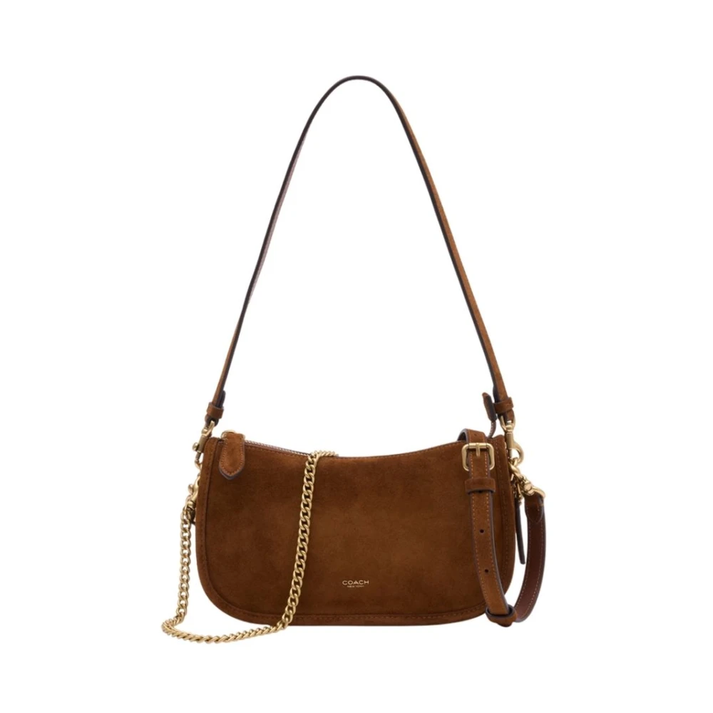 Coach Women's Brown Shoulder Bags, One Size, Waverly Bag