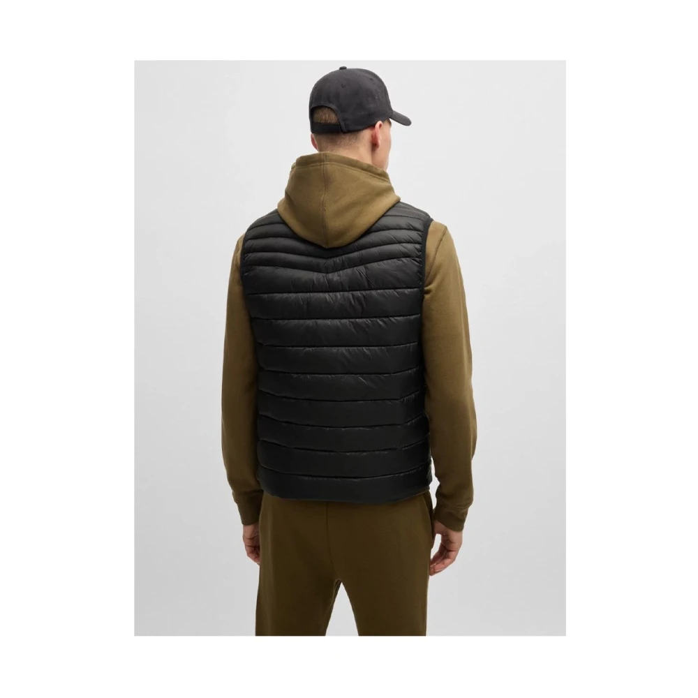 Hugo Boss Stijlvolle Jas voor Mannen Black Heren