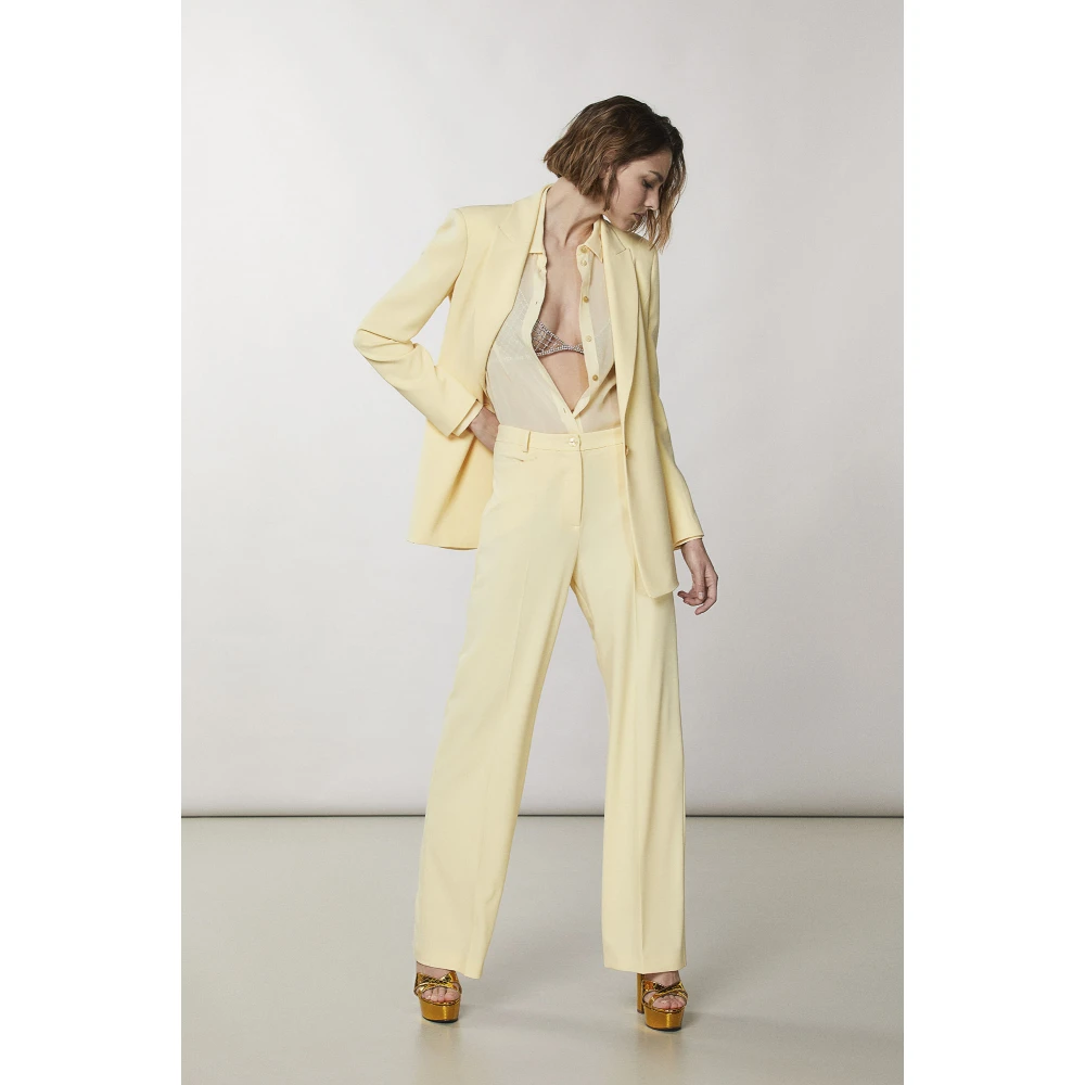 PATRIZIA PEPE Palazzo Broeken Yellow Dames