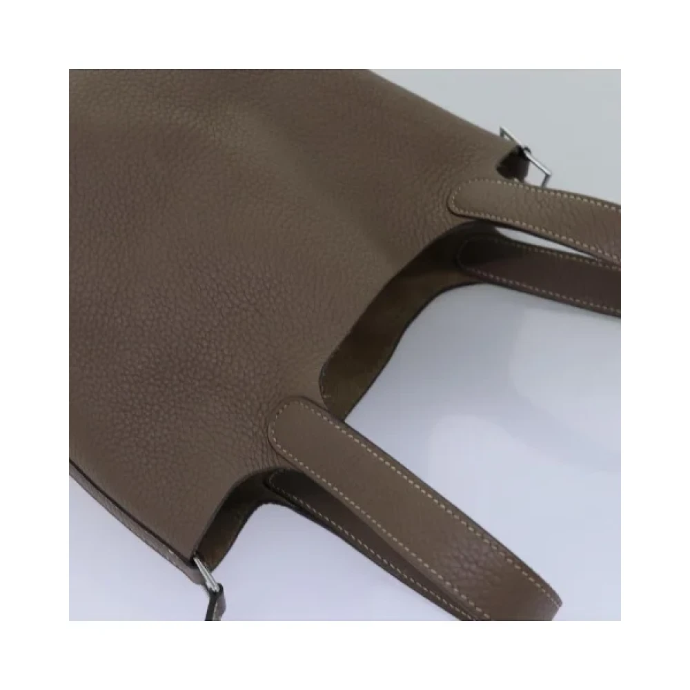 Hermès Vintage Pre-owned Leather handbags Brown Dames