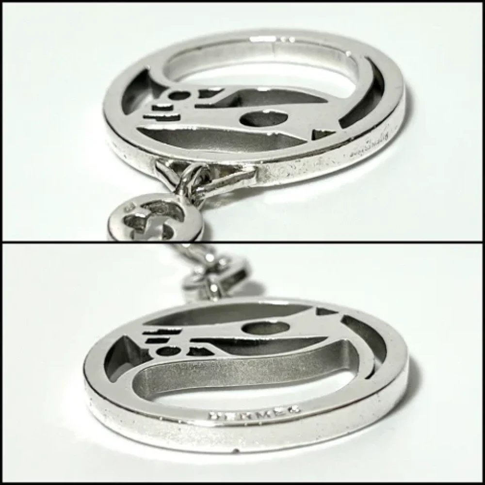 Hermès Vintage Pre-owned Silver key-holders Gray Unisex