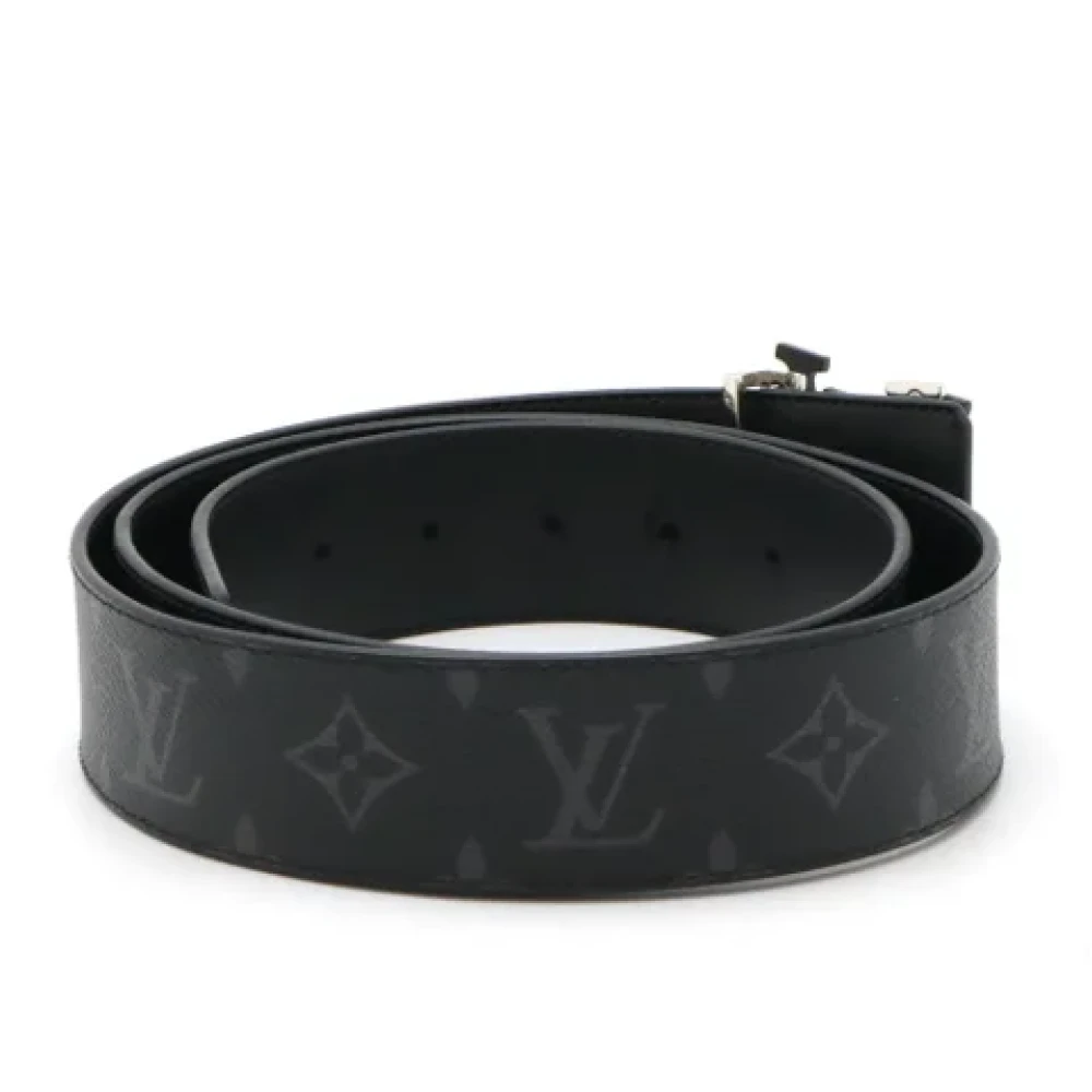 Louis Vuitton Vintage Pre-owned Leather belts Black Heren