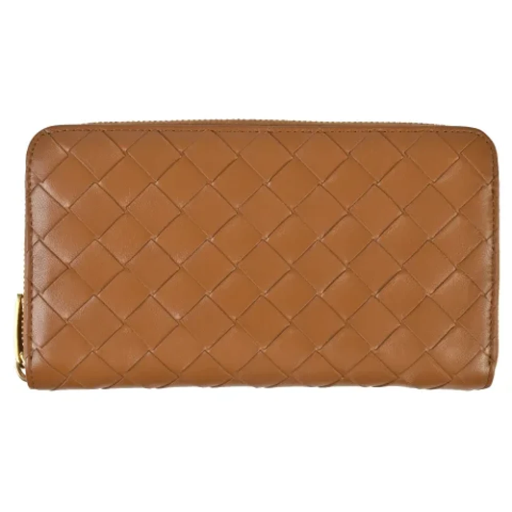 Bottega Veneta Vintage Pre-owned Leather wallets Brown Dames