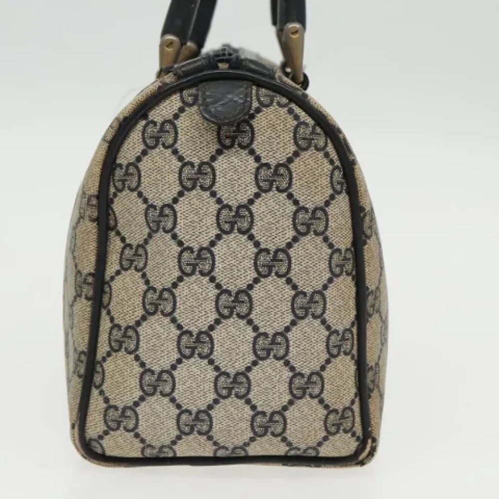 Gucci Vintage Pre-owned Leather gucci-bags Blue Dames