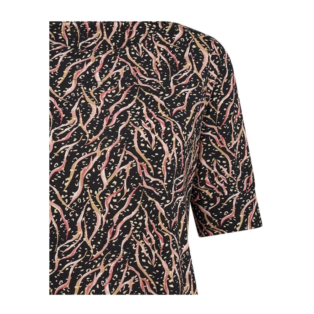 Soyaconcept Felicity AOP T-shirt met Allover Print Multicolor Dames