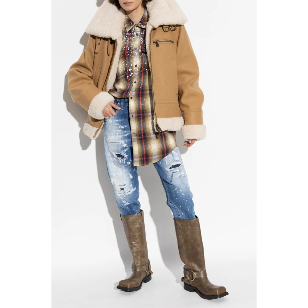 Dsquared2 Geruite overhemd Multicolor Dames