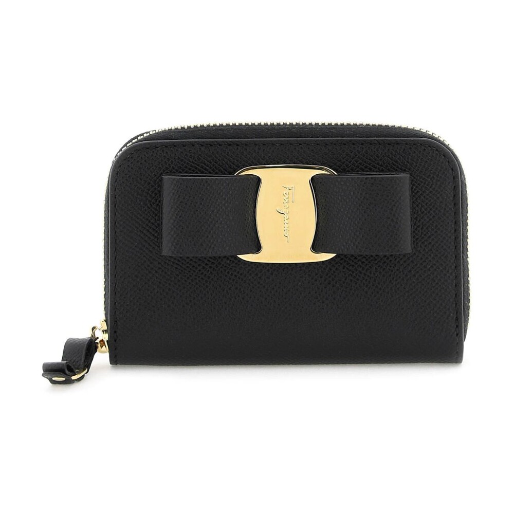 Ferragamo zip around clearance wallet