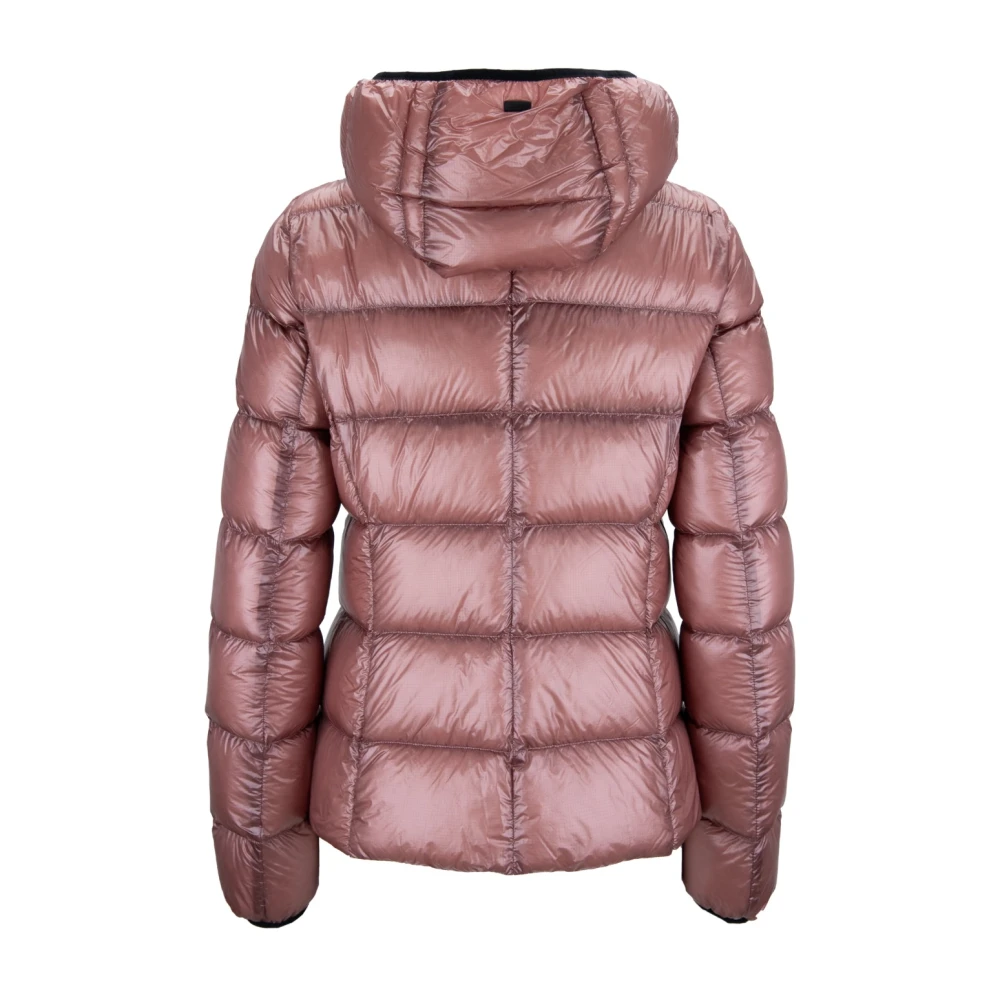 Herno Korte donsjas met afneembare capuchon Pink Dames