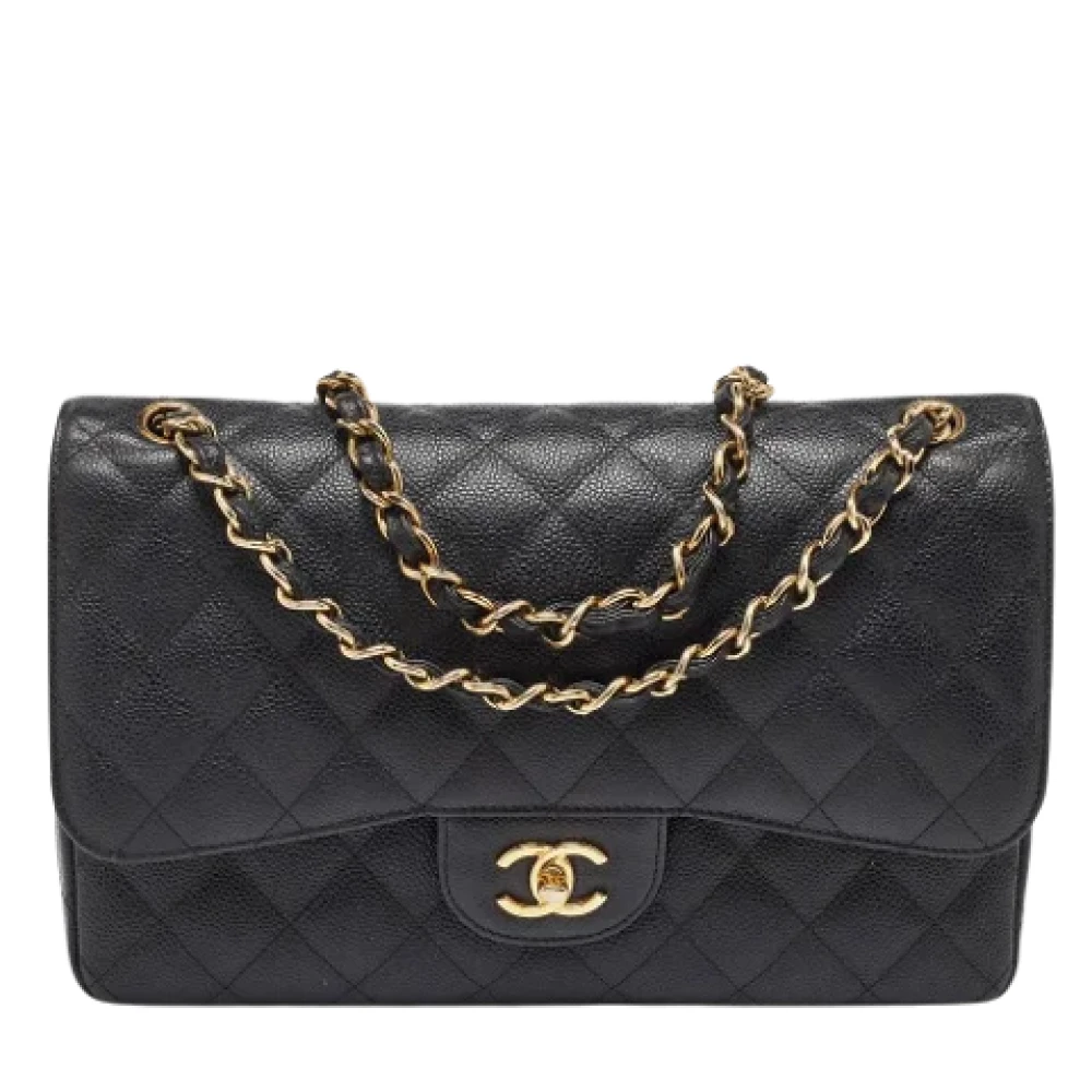 Chanel Vintage Pre-owned Leather chanel-bags Black Dames