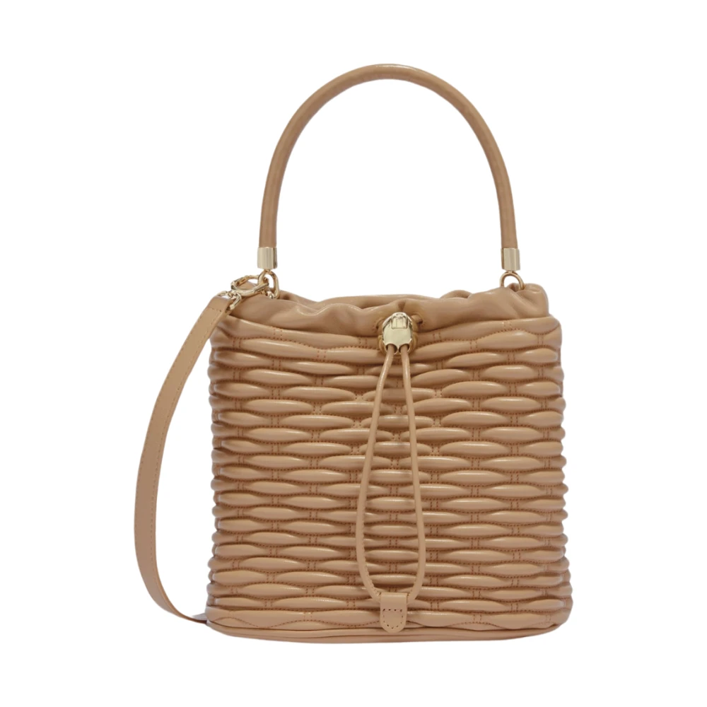 Furla Mini Bucket Tas Woestijnstijl Brown Dames