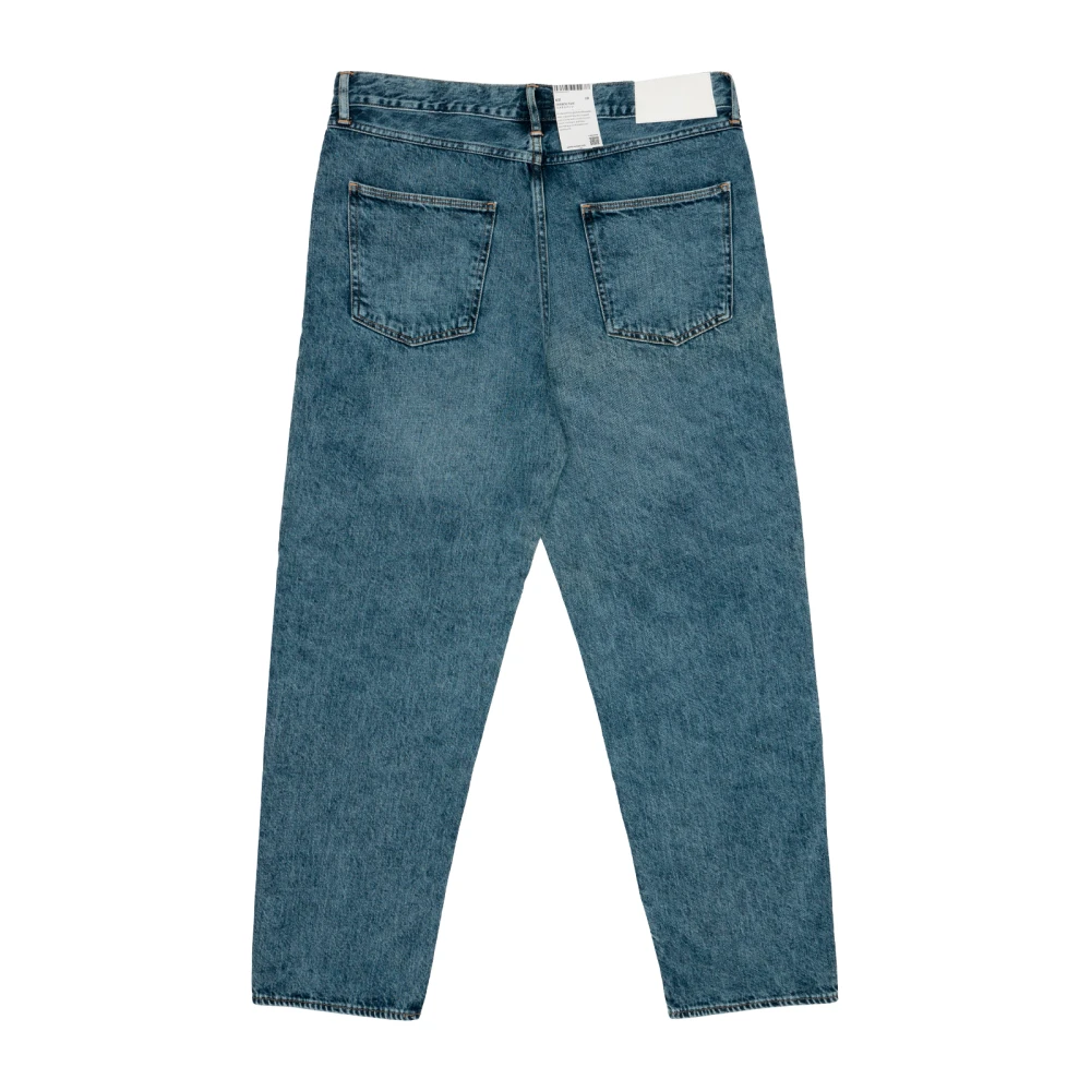 Edwin Blauwe Katoenen Cosmos Broek Blue Heren