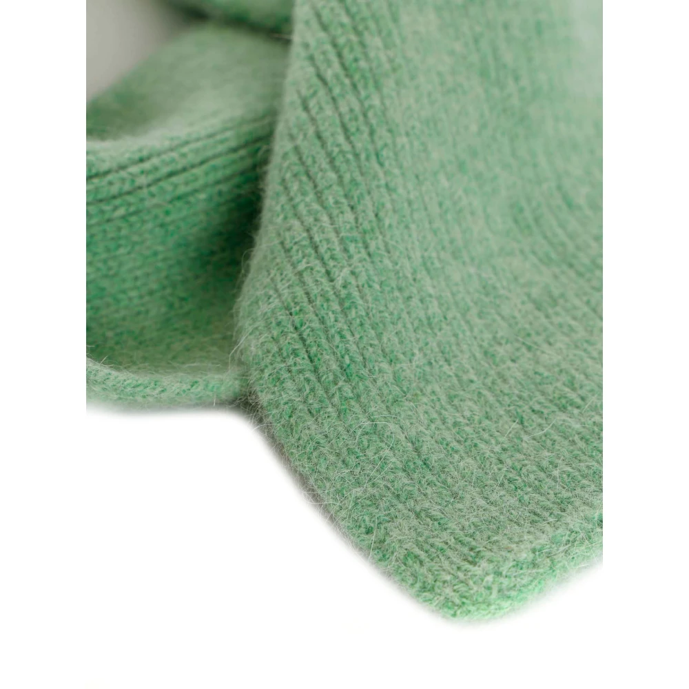Le bonnet Zachte Gebreide Sjaal Green Heren