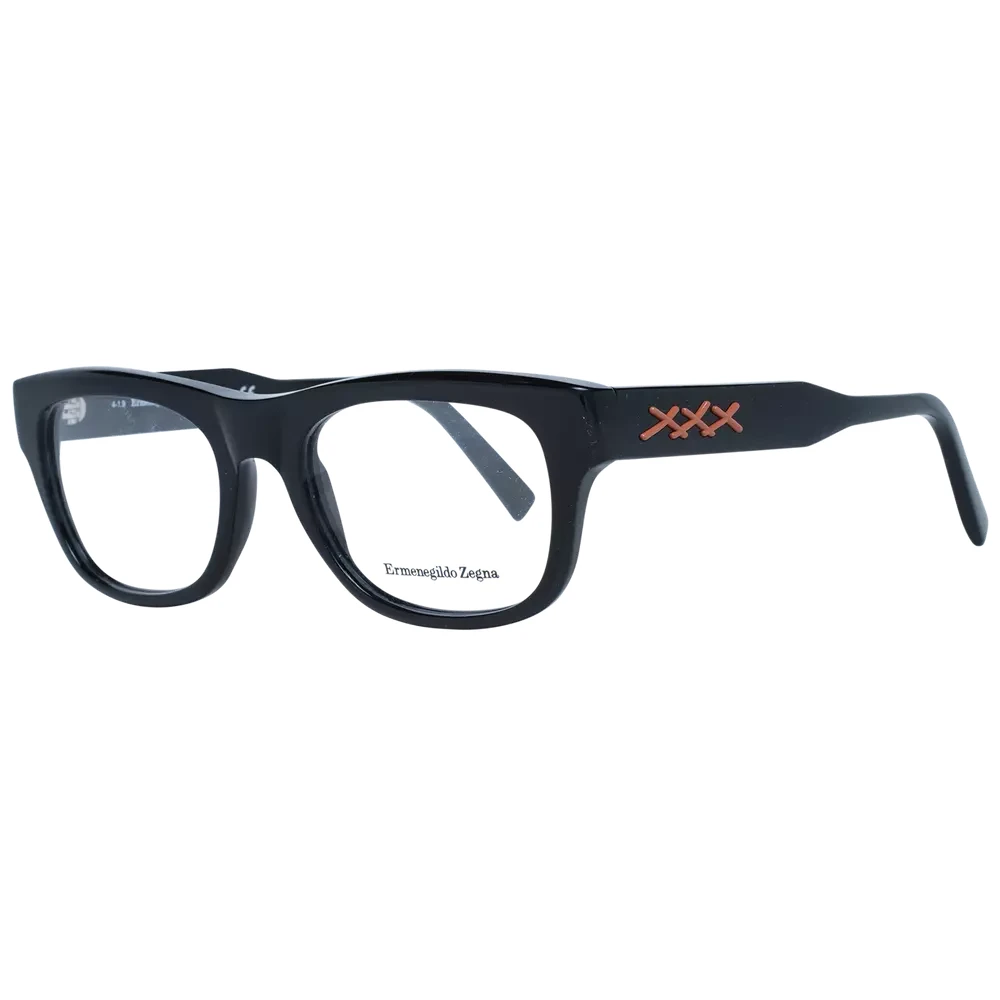 Ermenegildo Zegna Zwarte Heren Optische Monturen Black Unisex
