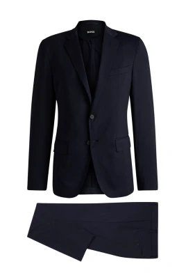 Mörkblå Hem Vestit Set