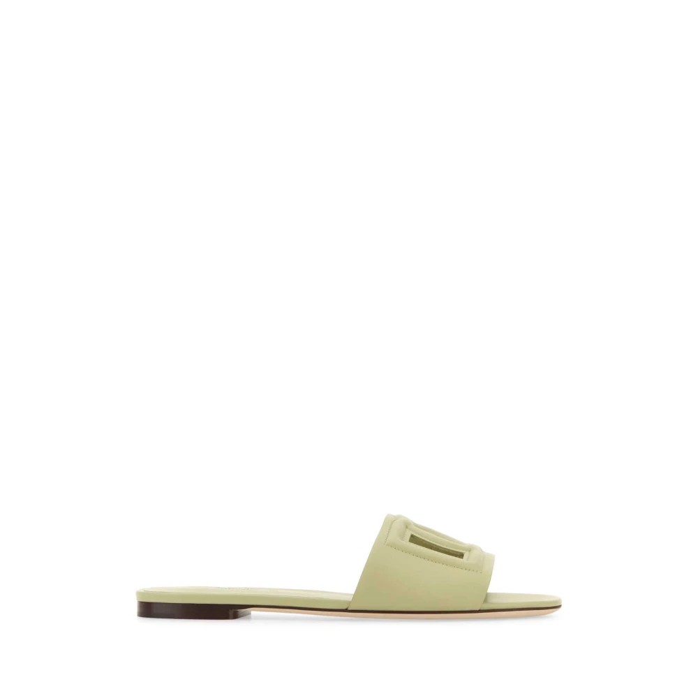 Dolce & Gabbana Women's Green Sliders, 6 Uk, Slippers