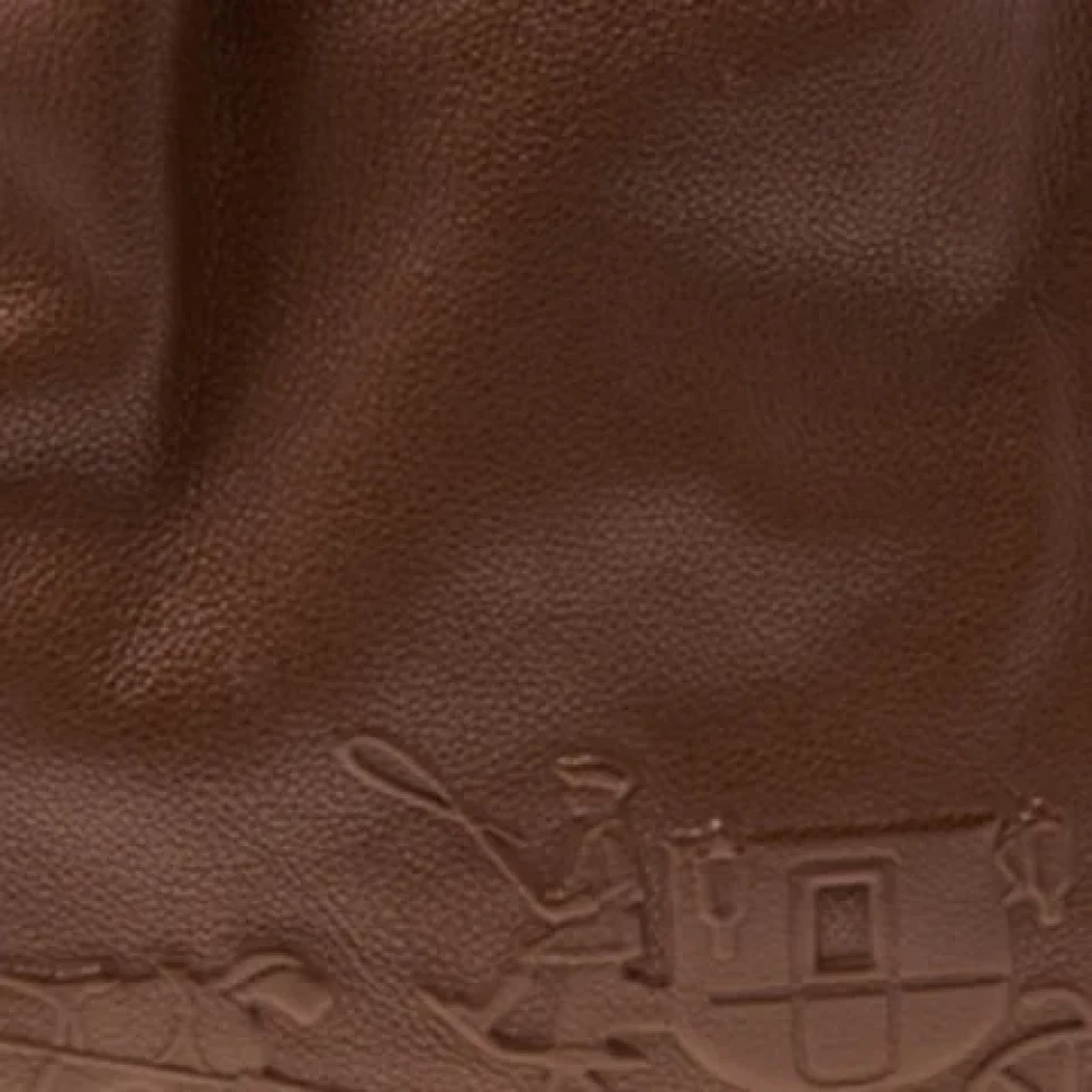 Coach Pre-owned Leather handbags Brown Dames