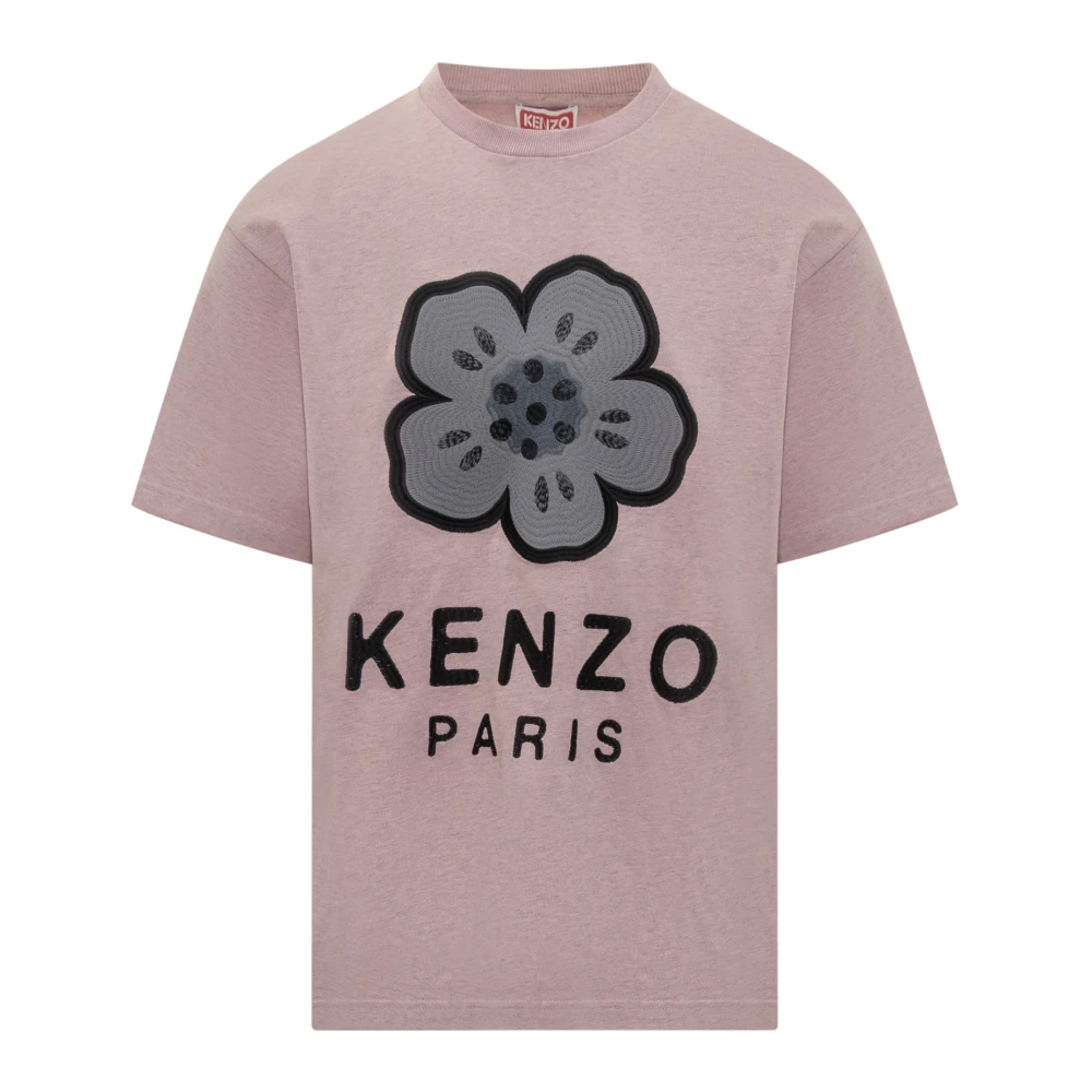 Kenzo Rosa Boke Flower Embroidered T-Shirt