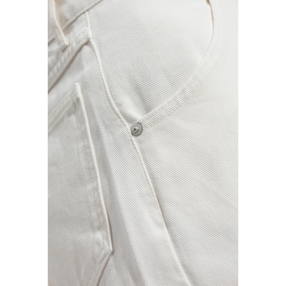 Officine Générale Jeans met zakken White Dames