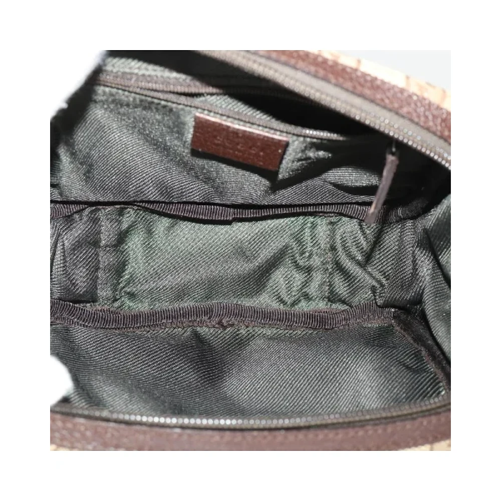 Gucci Vintage Pre-owned Fabric gucci-bags Beige Dames
