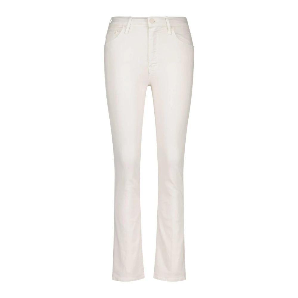 Mother Slim-fit Trousers Beige Dames