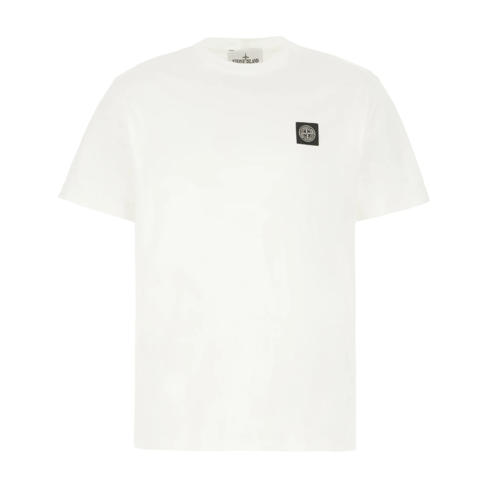 Stone Island Casual Katoenen T-Shirt in Diverse Kleuren White Heren