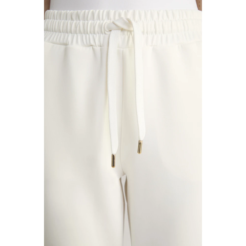 Joop! Sportieve Stijl Elastische Taillebroek White Dames