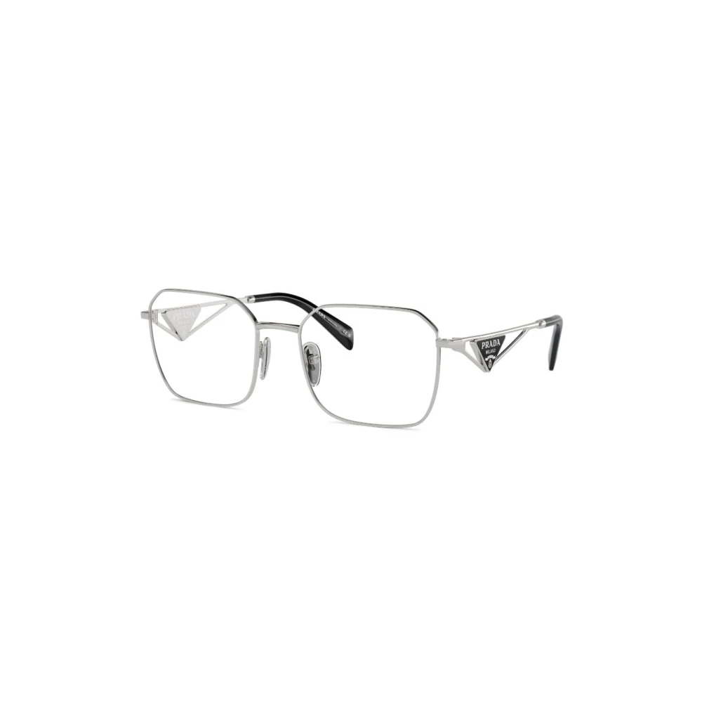 Prada Zilveren Optisch Frame Stijlvol en veelzijdig Gray Dames