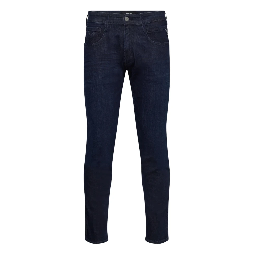 Replay Slim-fit Denim Jeans Blue Heren