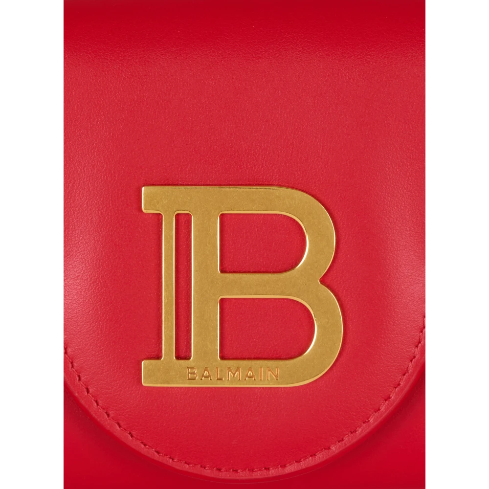 Balmain B-Buzz leren portemonnee Red Dames