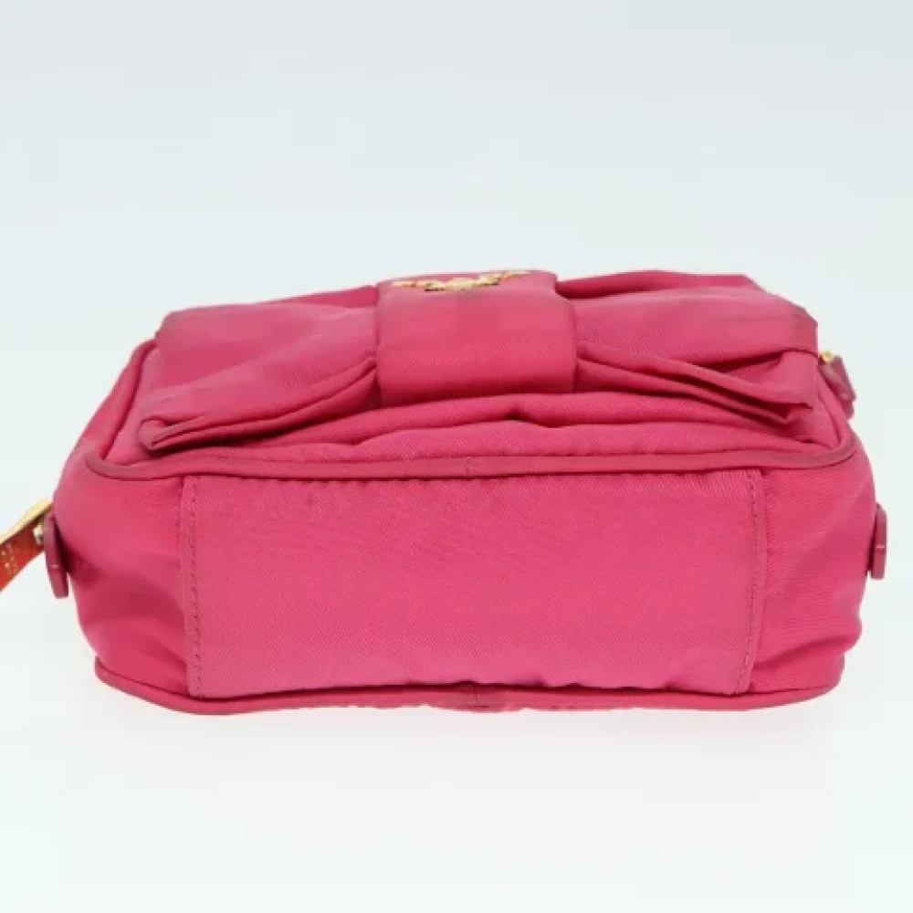 Prada Vintage Pre-owned Nylon prada-bags Pink Dames