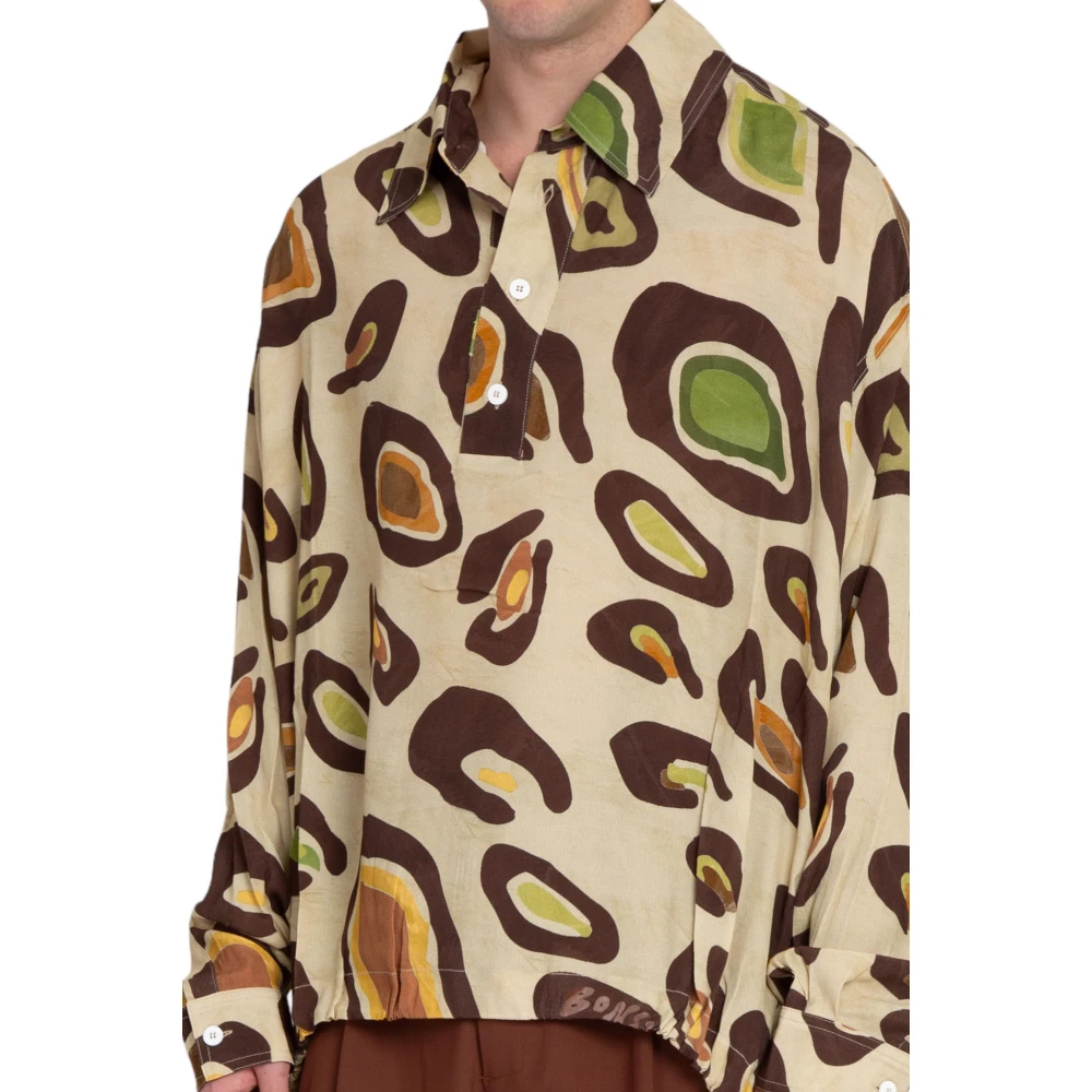 Bonsai Oversized Shirt in Collectiekleur Multicolor Heren