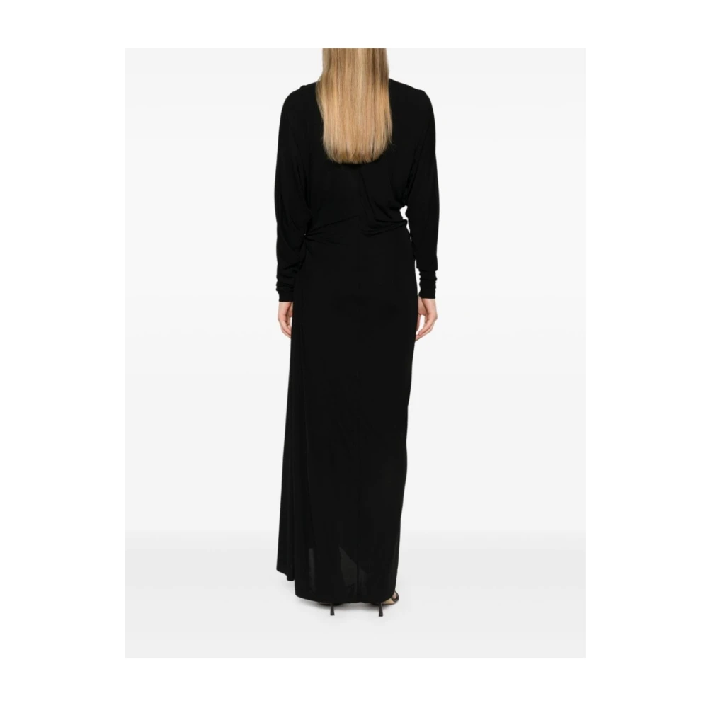 Christopher Esber Kristalstenen jurk in zwart Black Dames
