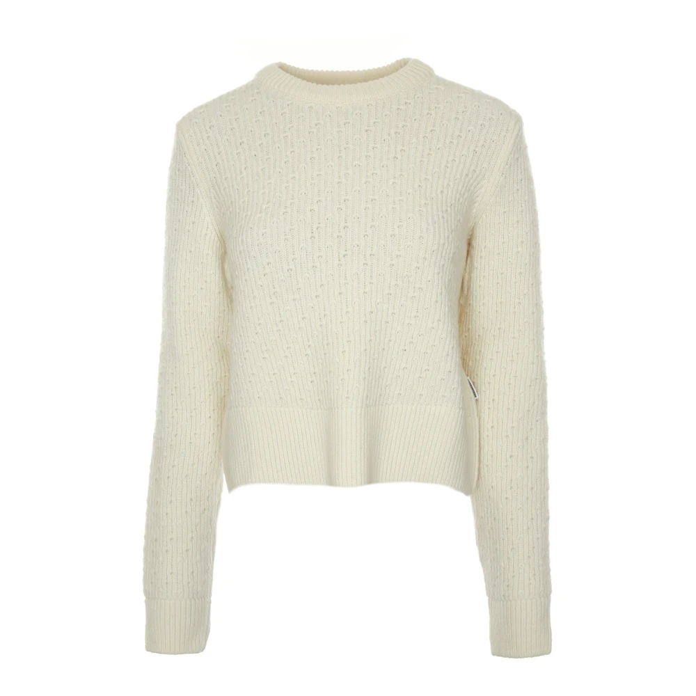 ARMEDANGELS Ronde Hals Gebreide Trui Beige Dames