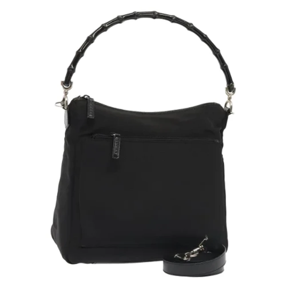 Gucci Vintage Pre-owned Nylon gucci-bags Black Dames
