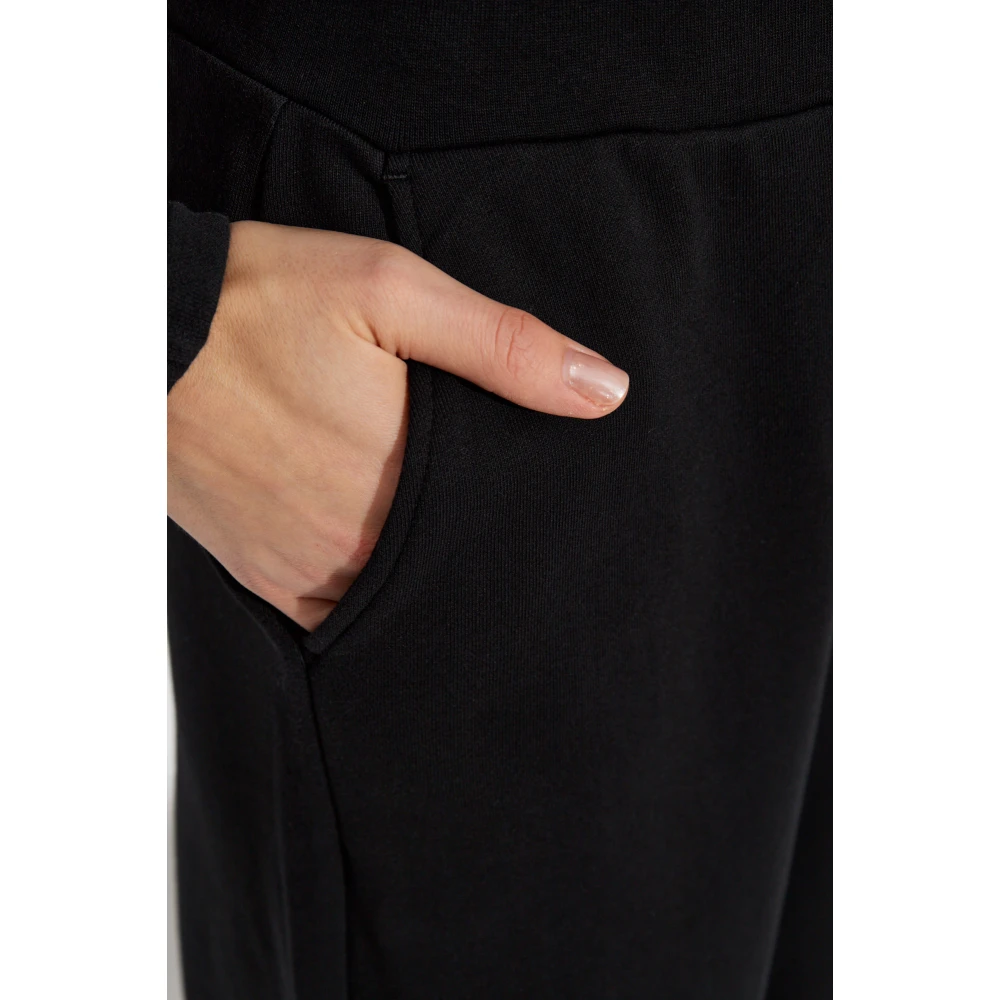 Emporio Armani Sweatpants met logo Black Dames