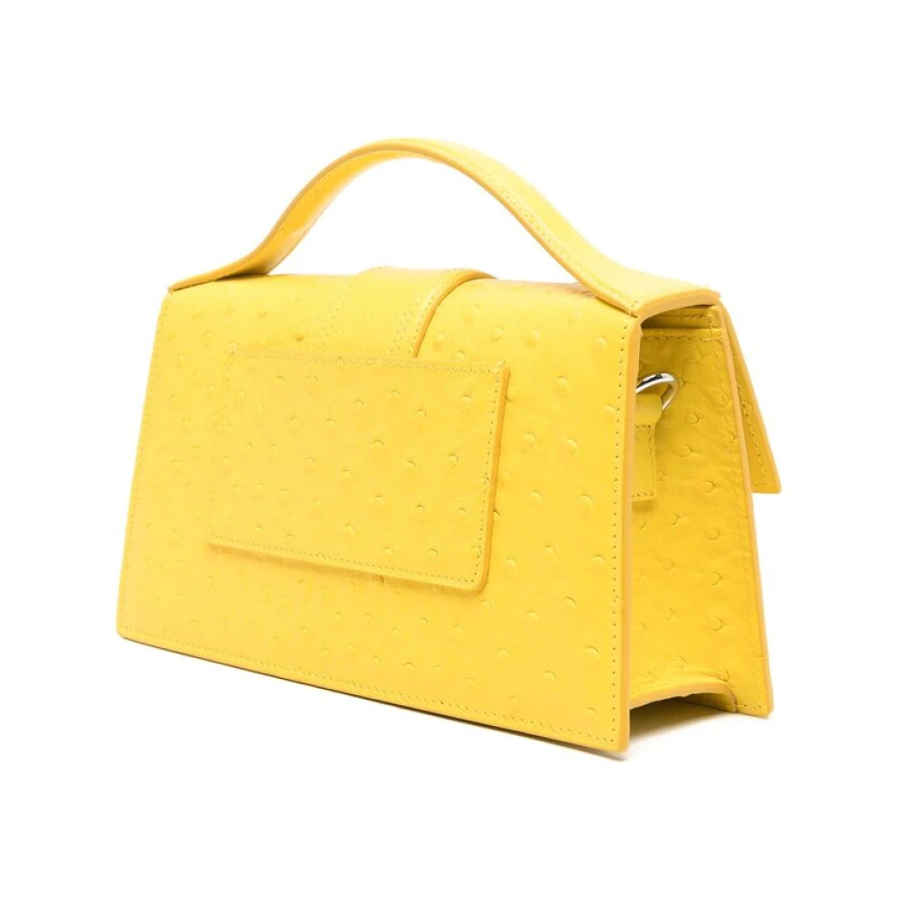 Jacquemus Gele Schoudertas met Overslag Yellow Dames