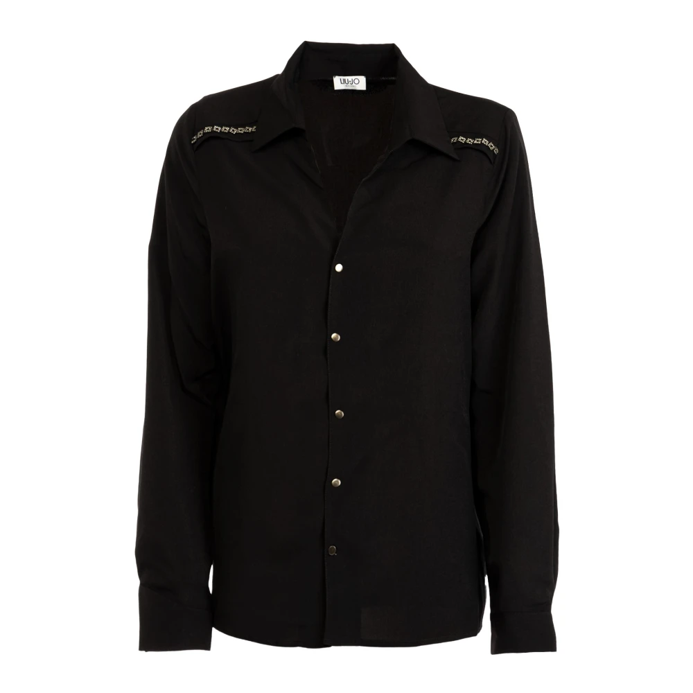 Liu Jo Elegante blouse met lange mouwen voor dames Black Dames