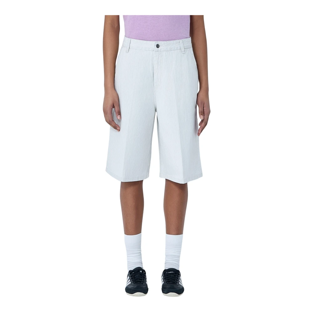 Carhartt Wip Women's White Bermudas, Xs, Mercer Single Knee Short