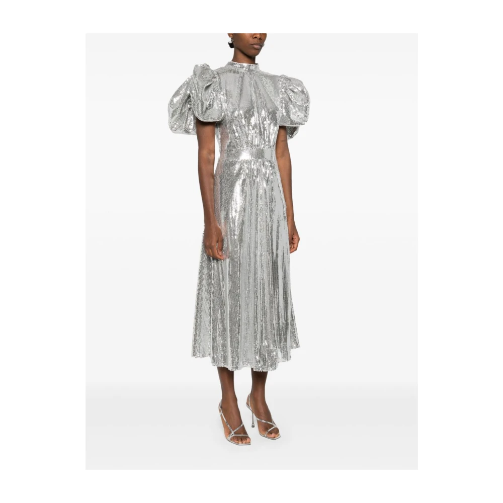 Rotate Birger Christensen Argento Jurk Gray Dames