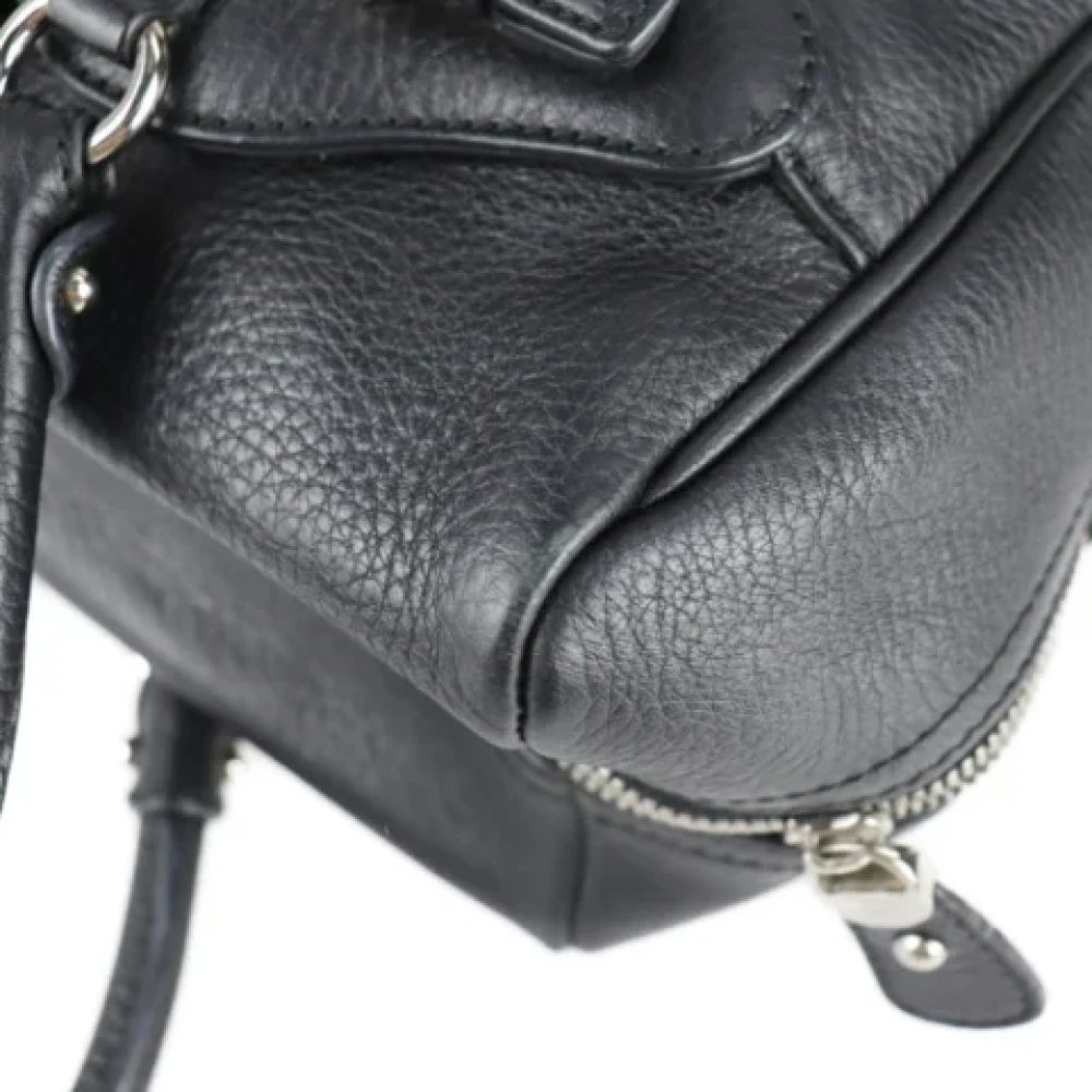 Salvatore Ferragamo Pre-owned Leather handbags Black Dames