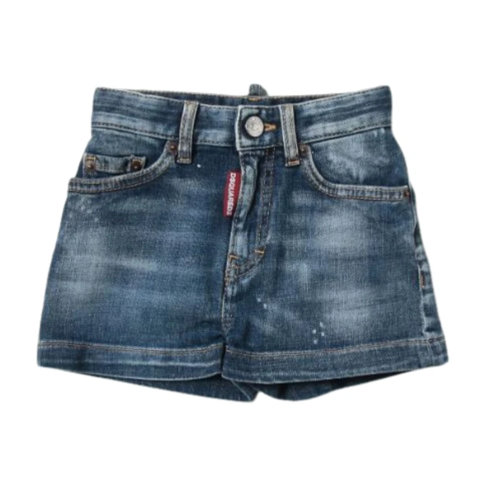 Dsquared2 Denim Casual-Street Shorts Blue, Flicka