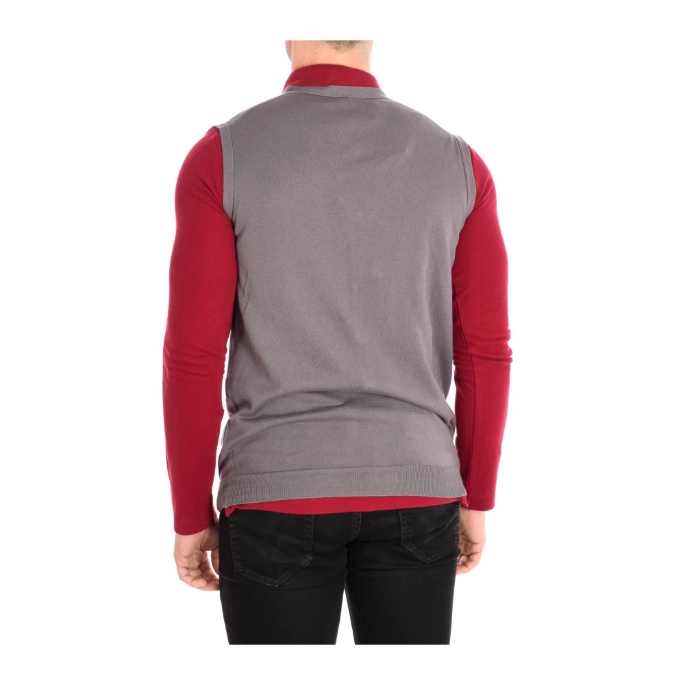 Benetton Vests Gray Heren