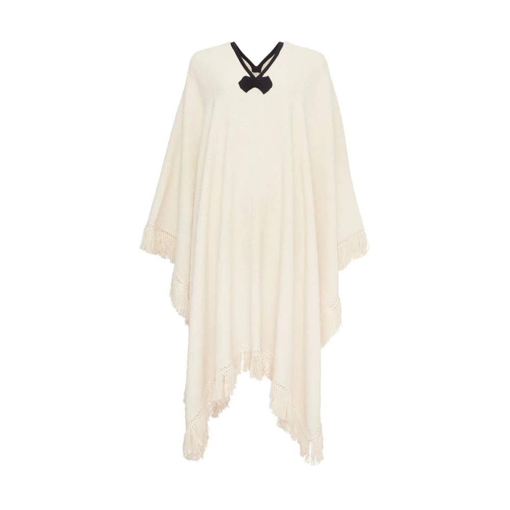 Ines De La Fressange Paris Gonzalo katoenen poncho Beige Dames