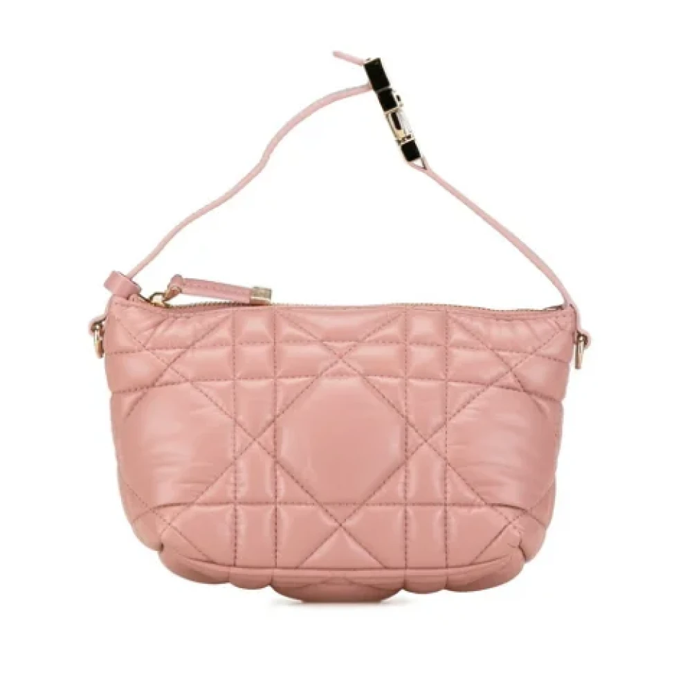 Dior Vintage Pre-owned Leather clutches Pink Dames