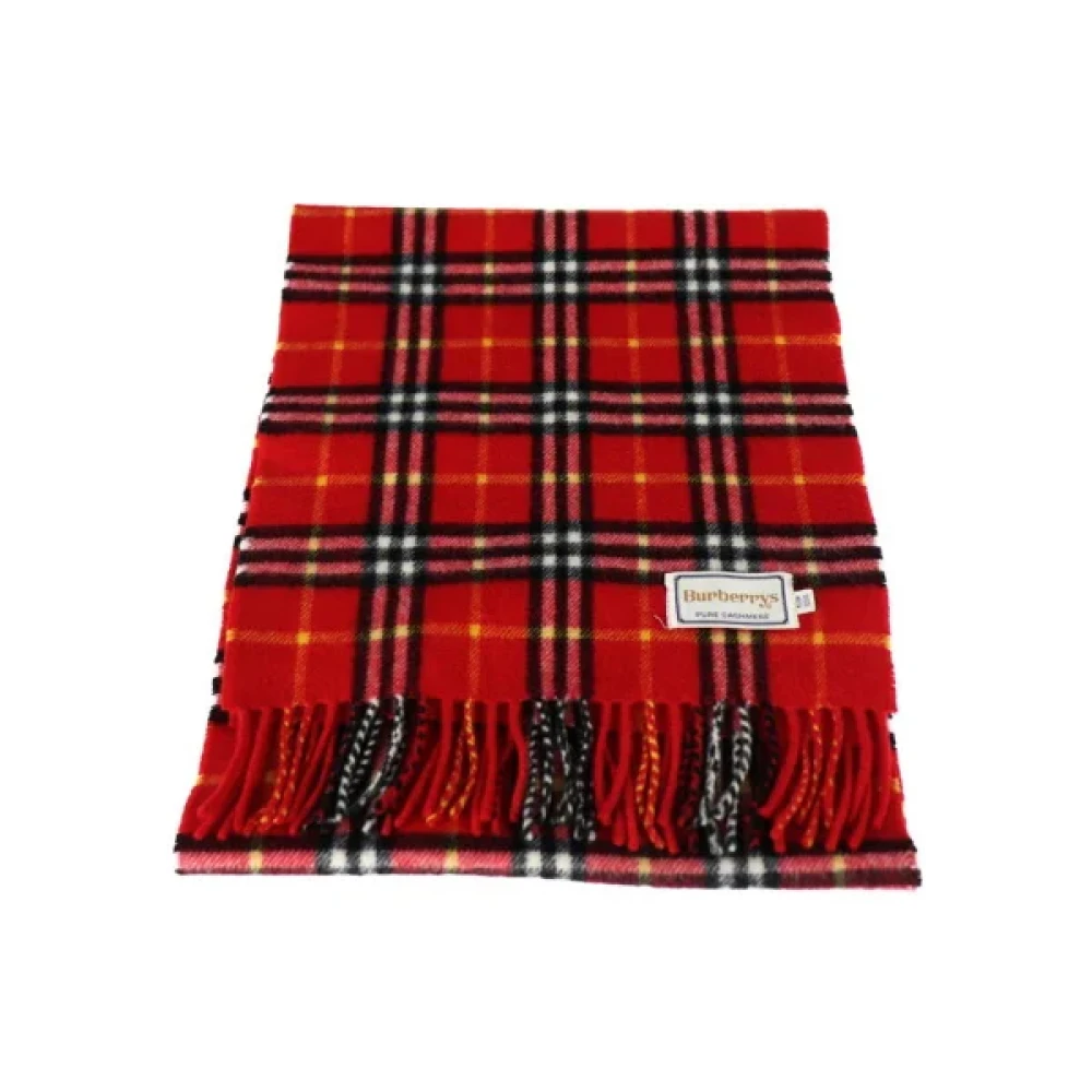 Burberry Vintage Pre-owned Wool scarves Multicolor Dames