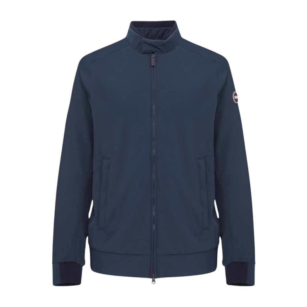 Colmar Men's Blue Full Zip Softshell Jacket - Training Jackets - S - Sport