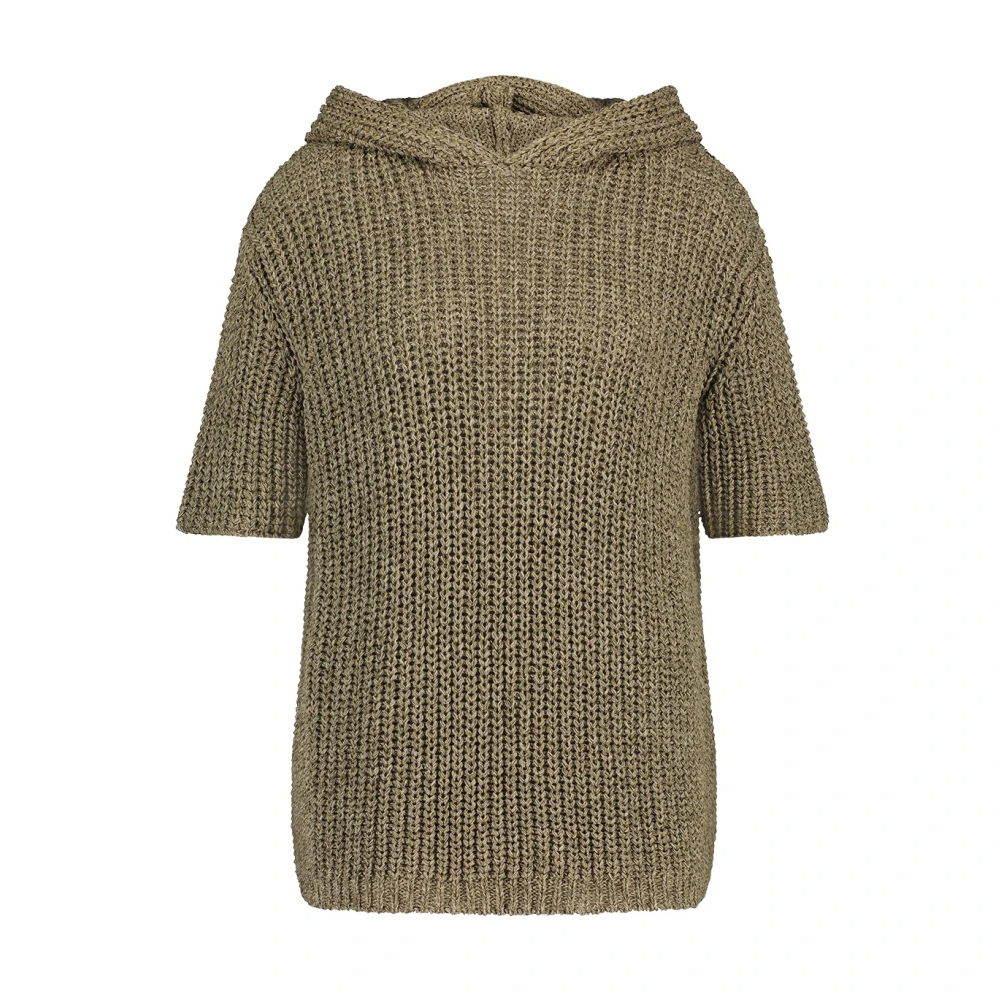 Jane Lushka Round-neck Knitwear Green Dames