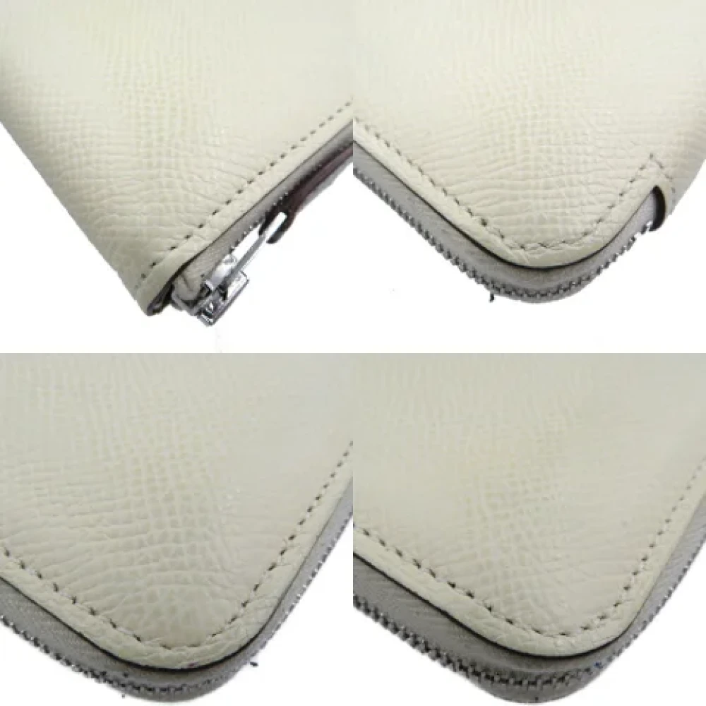 Hermès Vintage Pre-owned Canvas wallets Beige Dames