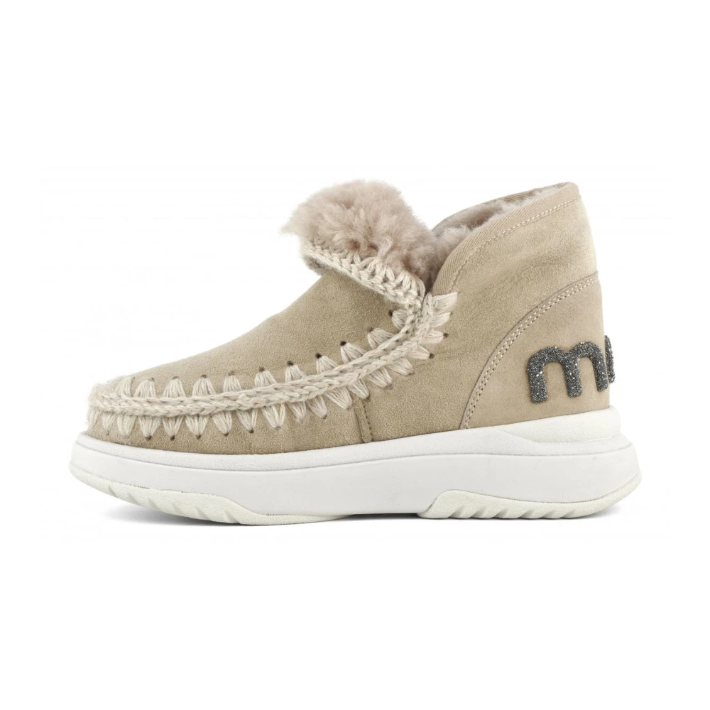 Mou Beige Eskimo Jogger Laarzen Beige Dames