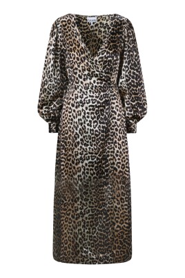 leopard-printed-wrap-dress